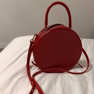 Mansur Gavriel Calfskin Leather Crossbody Bag